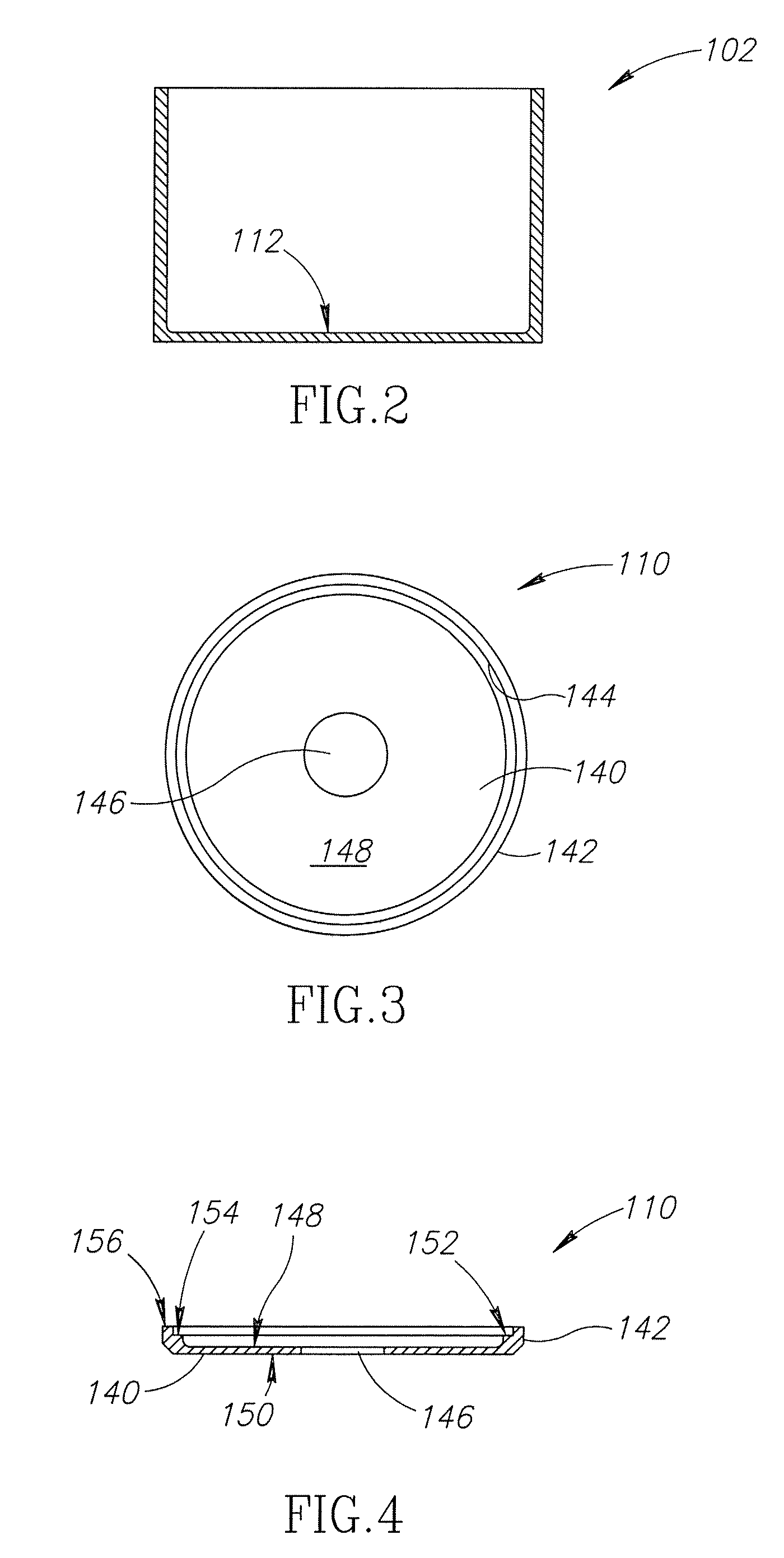 Disc seat for thermal switch