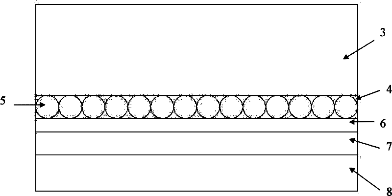 Ethylene-vinyl acetate adhesive film containing quantum dots as well as preparation method and application thereof