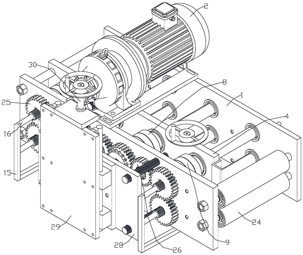 Telescopic sleeve-free edge sealing device for composite board processing