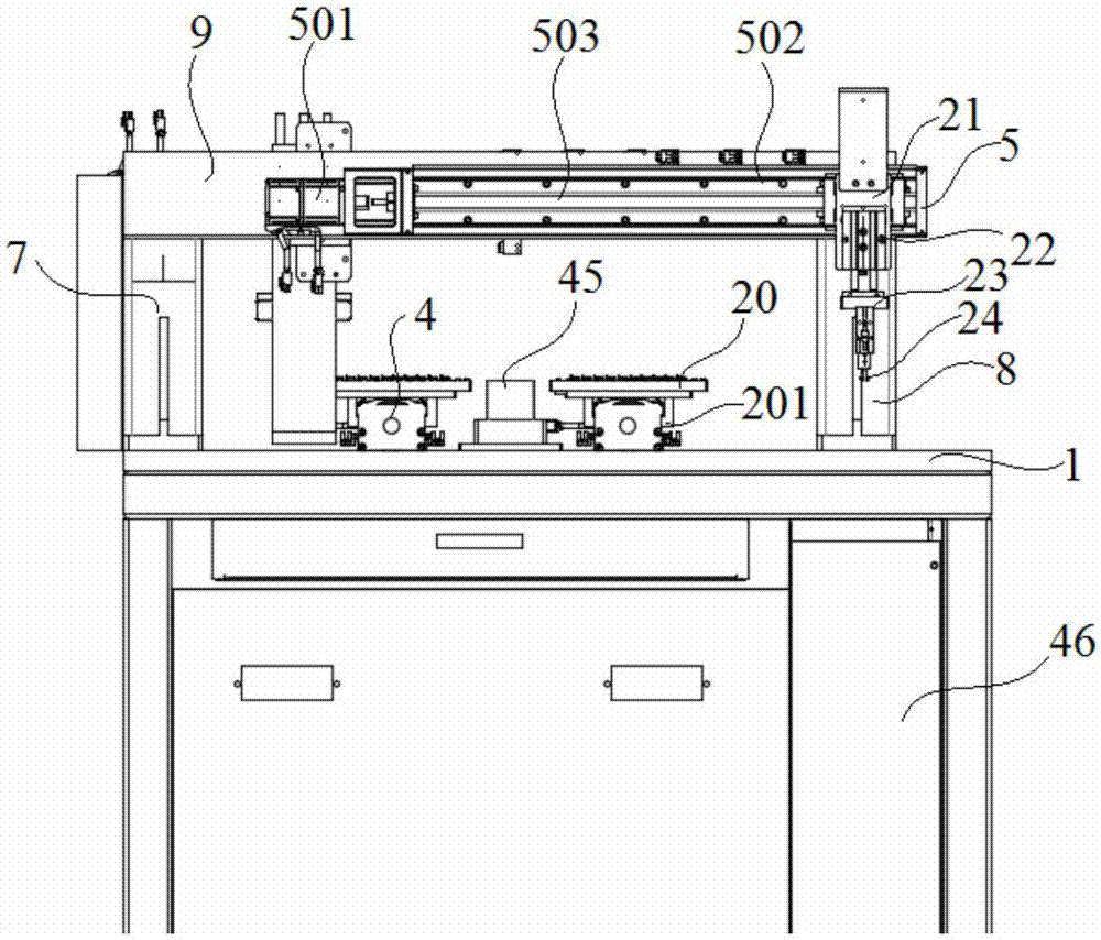 Automatic chamfer detection machine