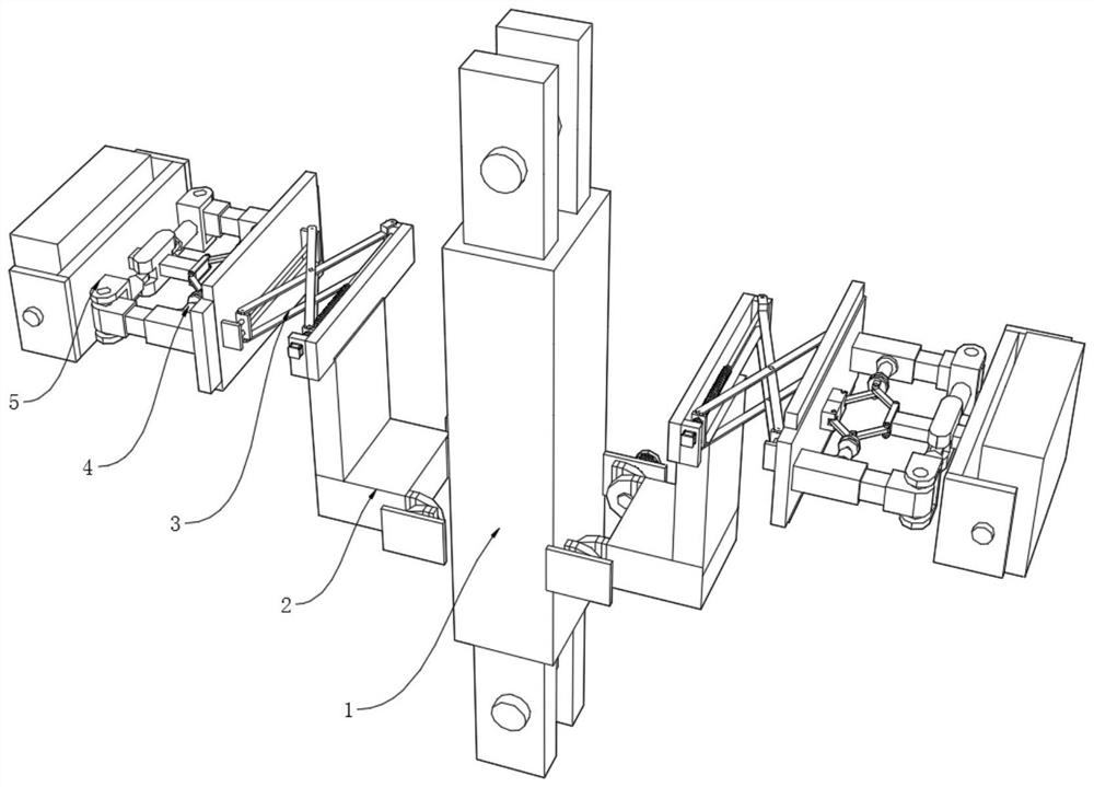 Automatic standing mechanism for falling of robot