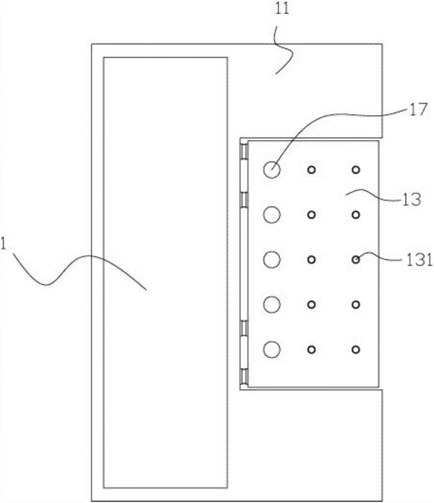 Medical examination bed provided with oblique board body