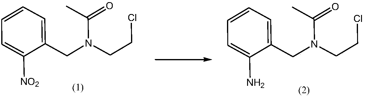 Simple synthesis process of anxiolytic drug lorazepam intermediate