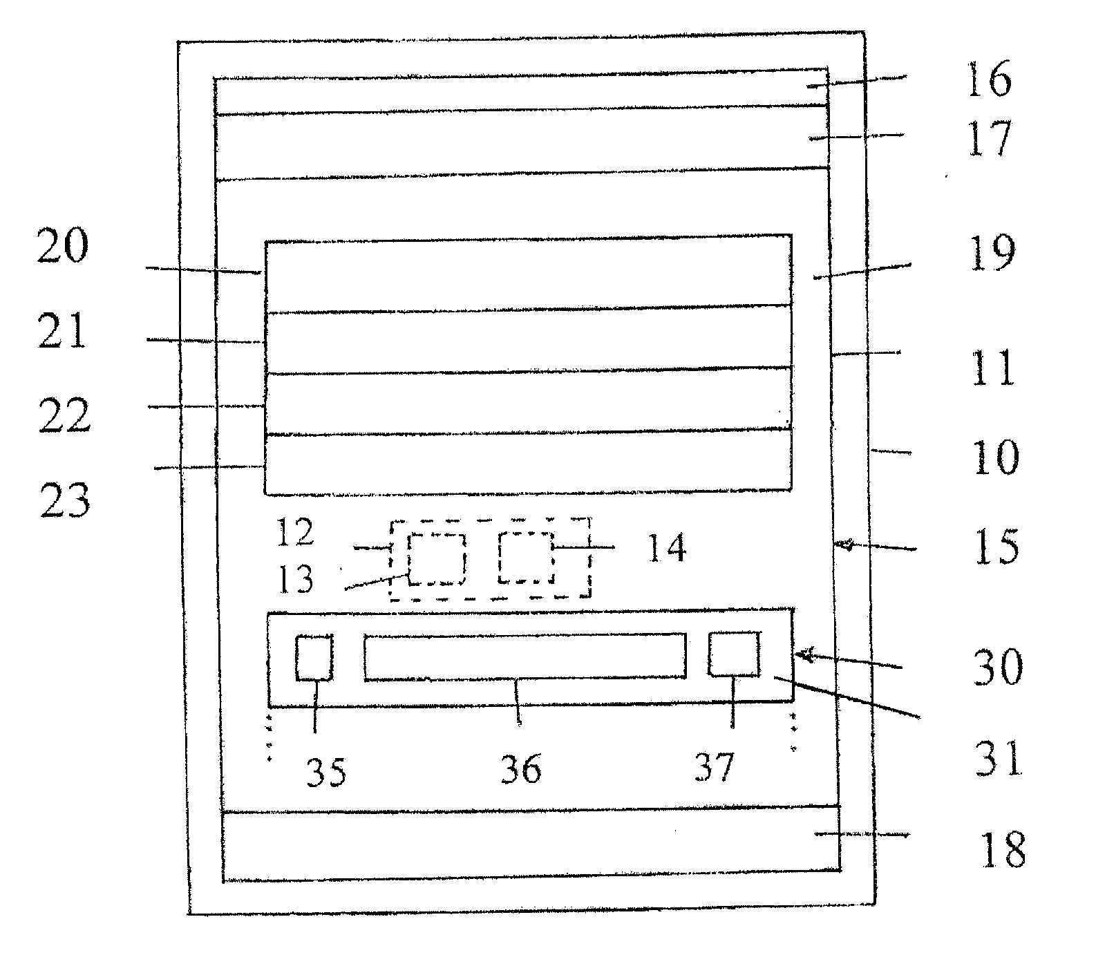 Graphical user interface, application computer program and digital-electronic device