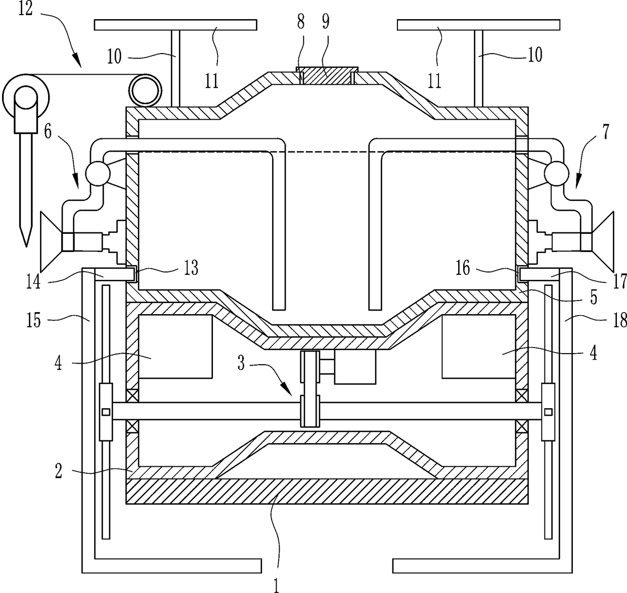 Energy-saving environment-friendly pool purifying apparatus for garden