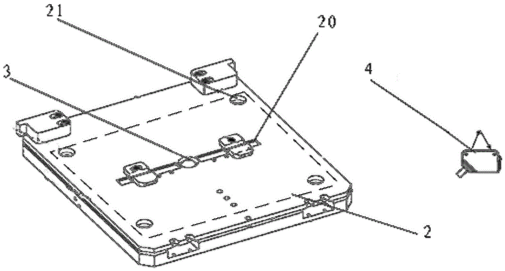 Cassette elevating device and cassette transmission system with it