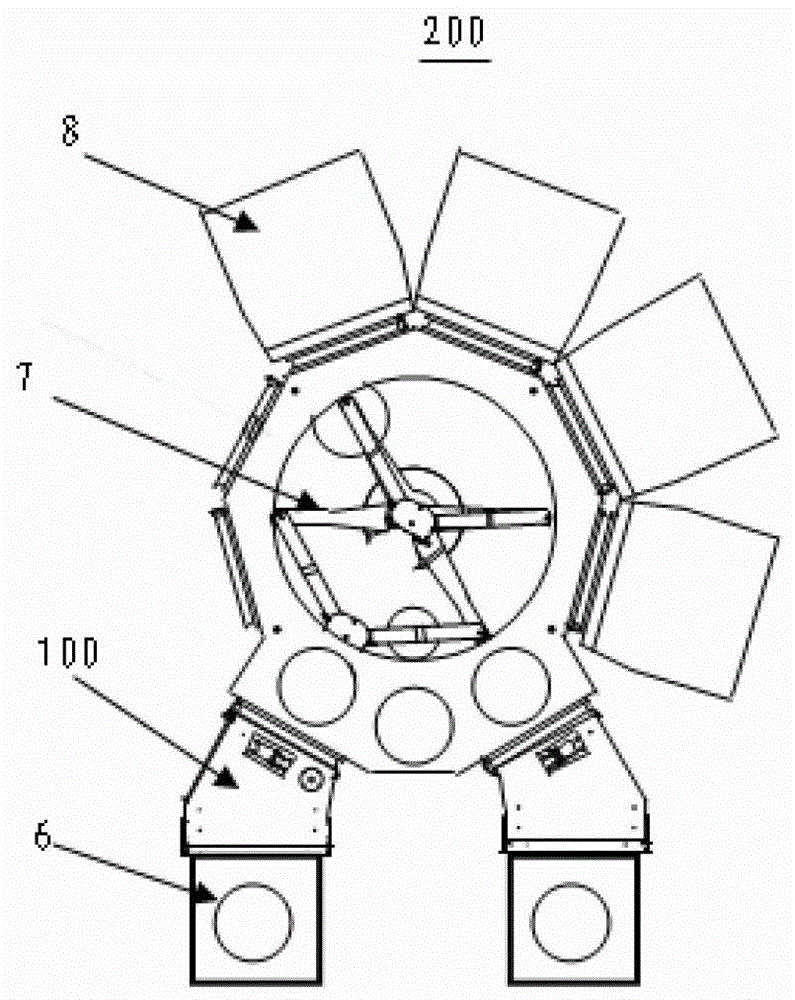 Cassette elevating device and cassette transmission system with it