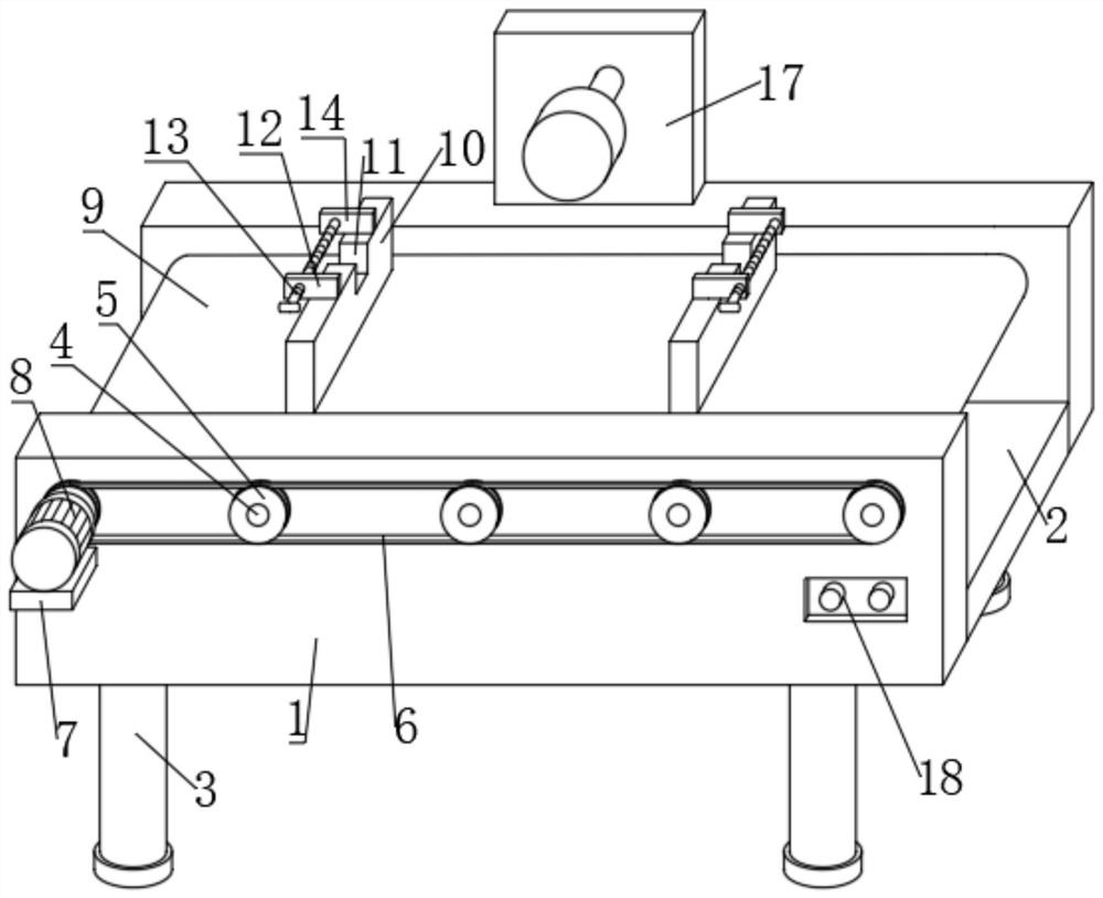 Automatic passing-through type grinding machine