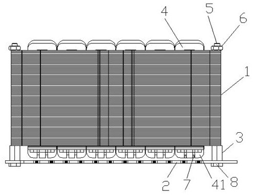 Linear motor structure based on PCB