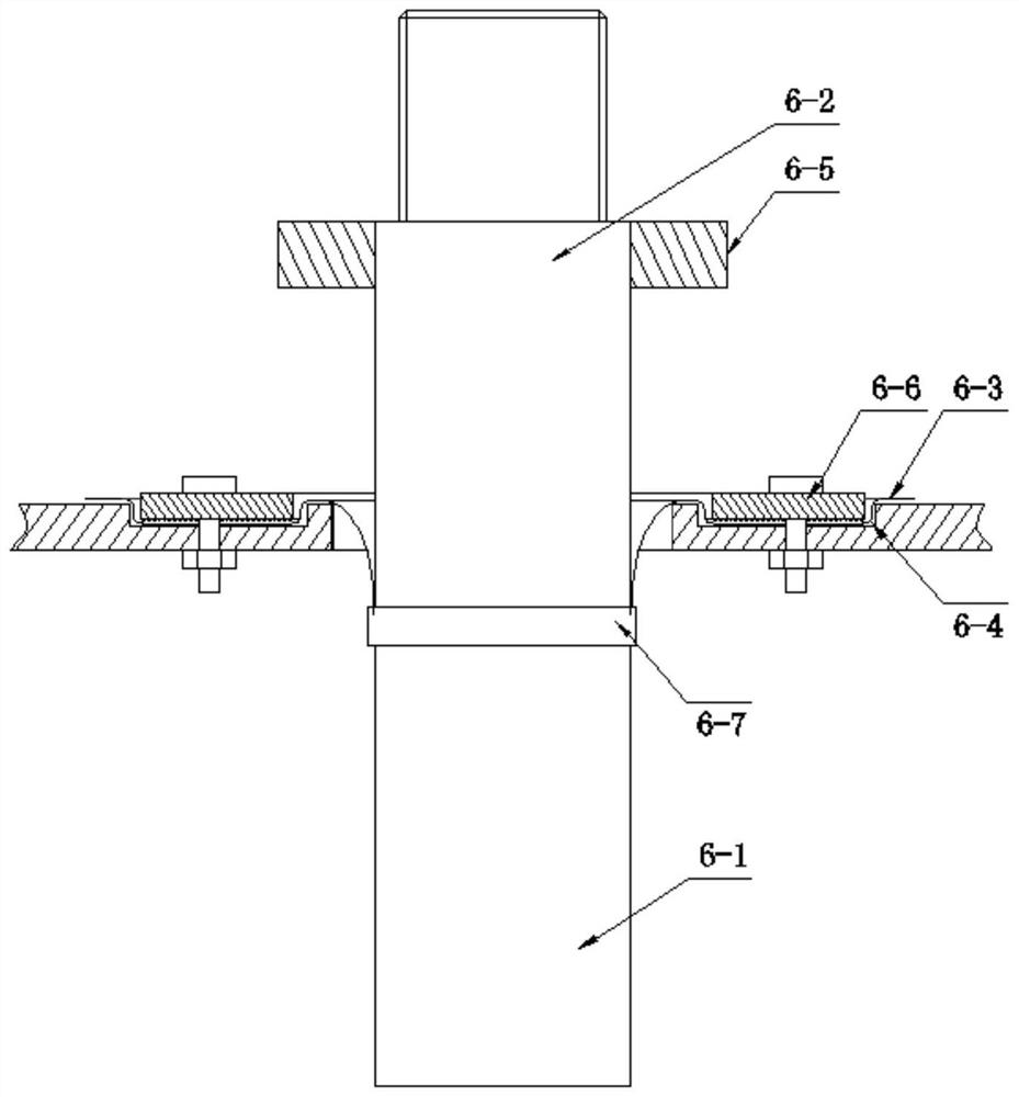 Ultrasonic in-situ loading device for laser melting deposition forming