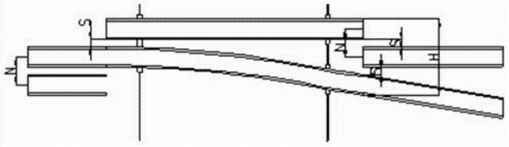 Monorail traffic straight and curved mobile turnout