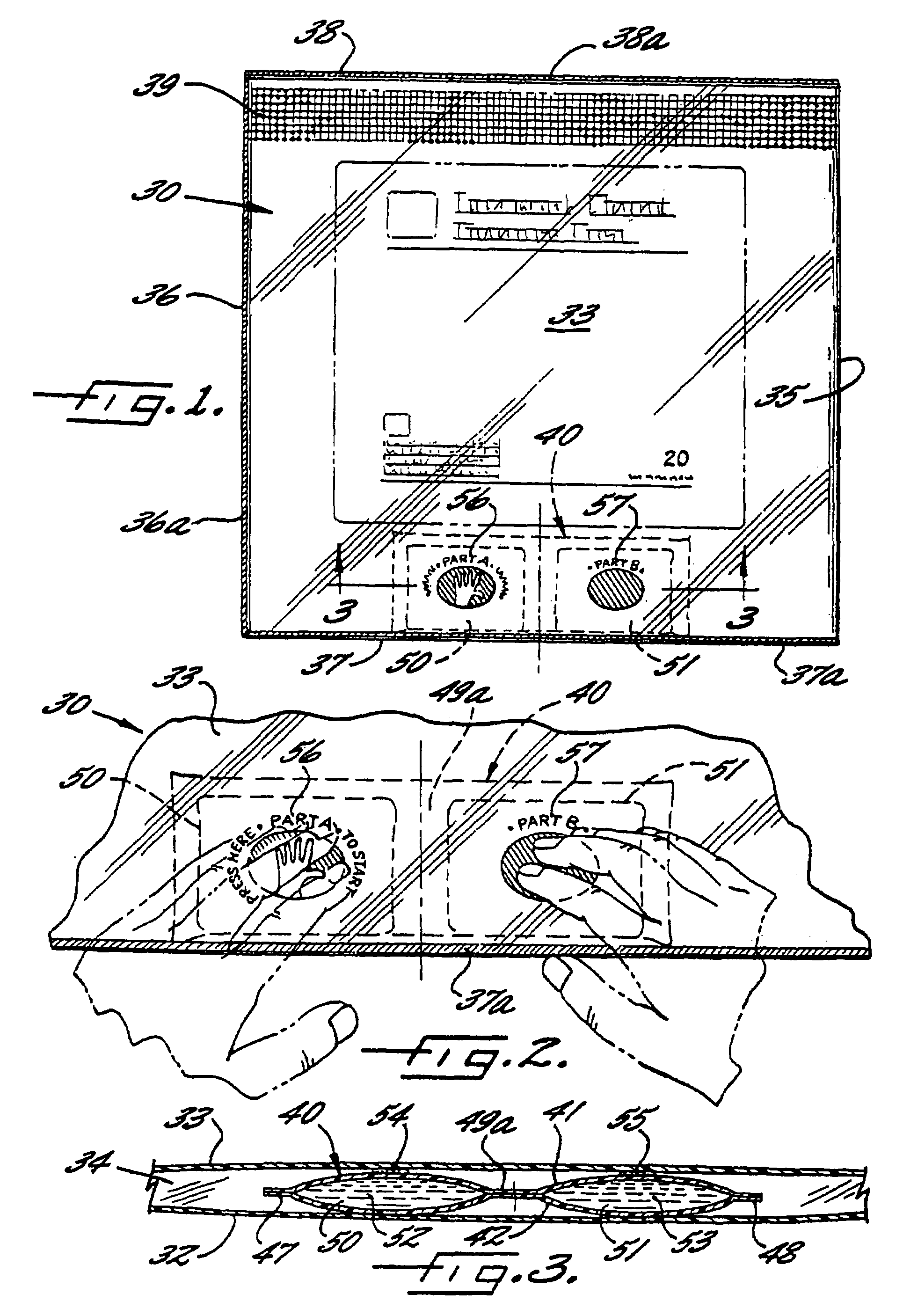 Foam in bag packaging system and method for producing the same