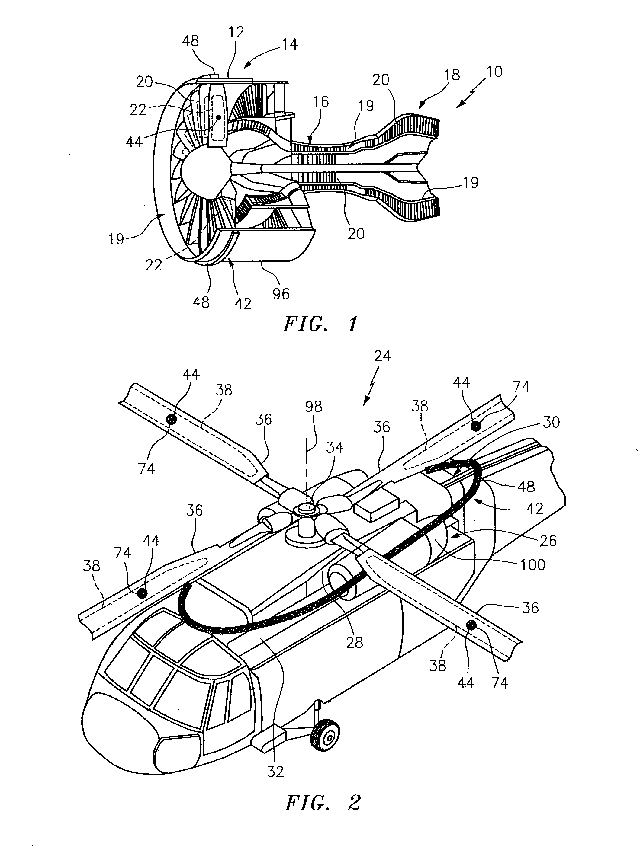 Wireless sensor for an aircraft propulsion system