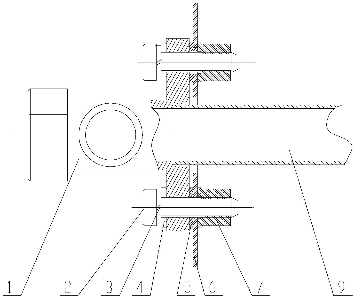 Valve fixing device and air-conditioner with valve fixing device