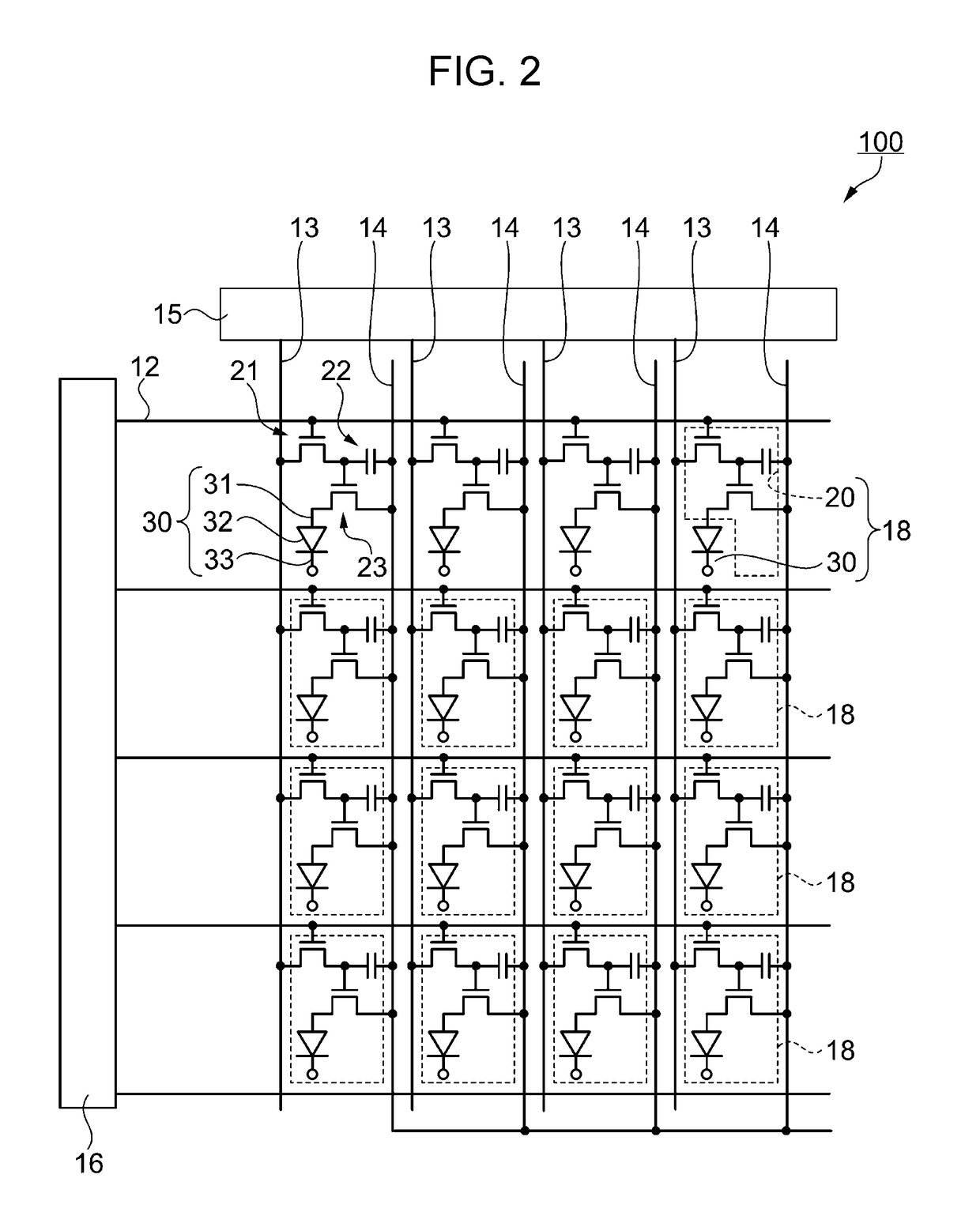 Electro-optical device and electronic apparatus having an evaluation pattern