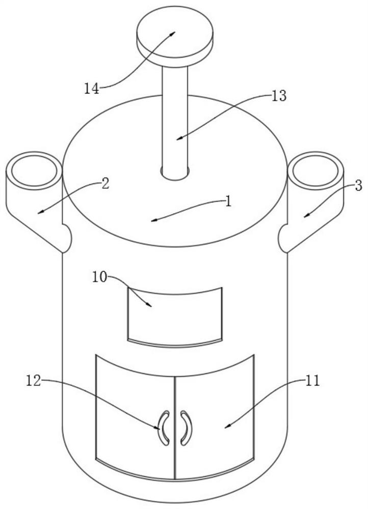 Microbial degradation device for patulin