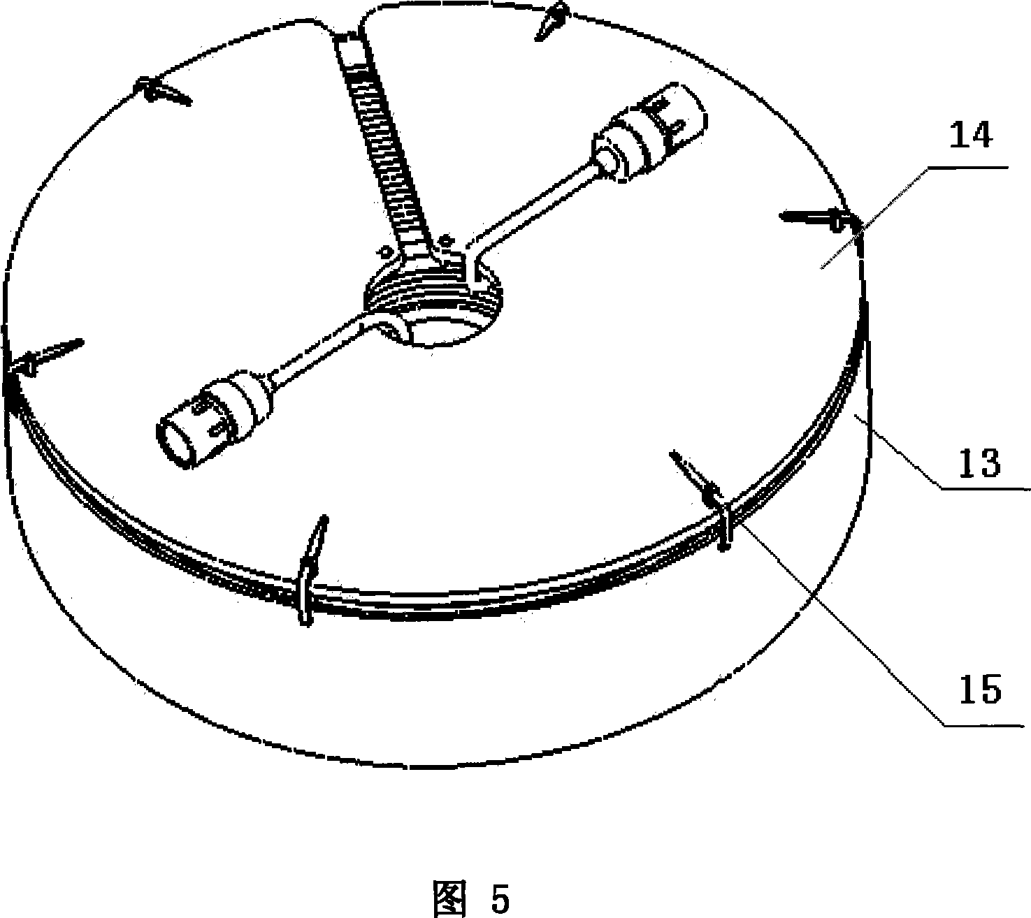 Moorage rope twisting elimination coiling assembly method