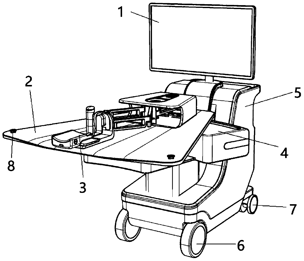 Upper limb rehabilitation robot with force feedback function