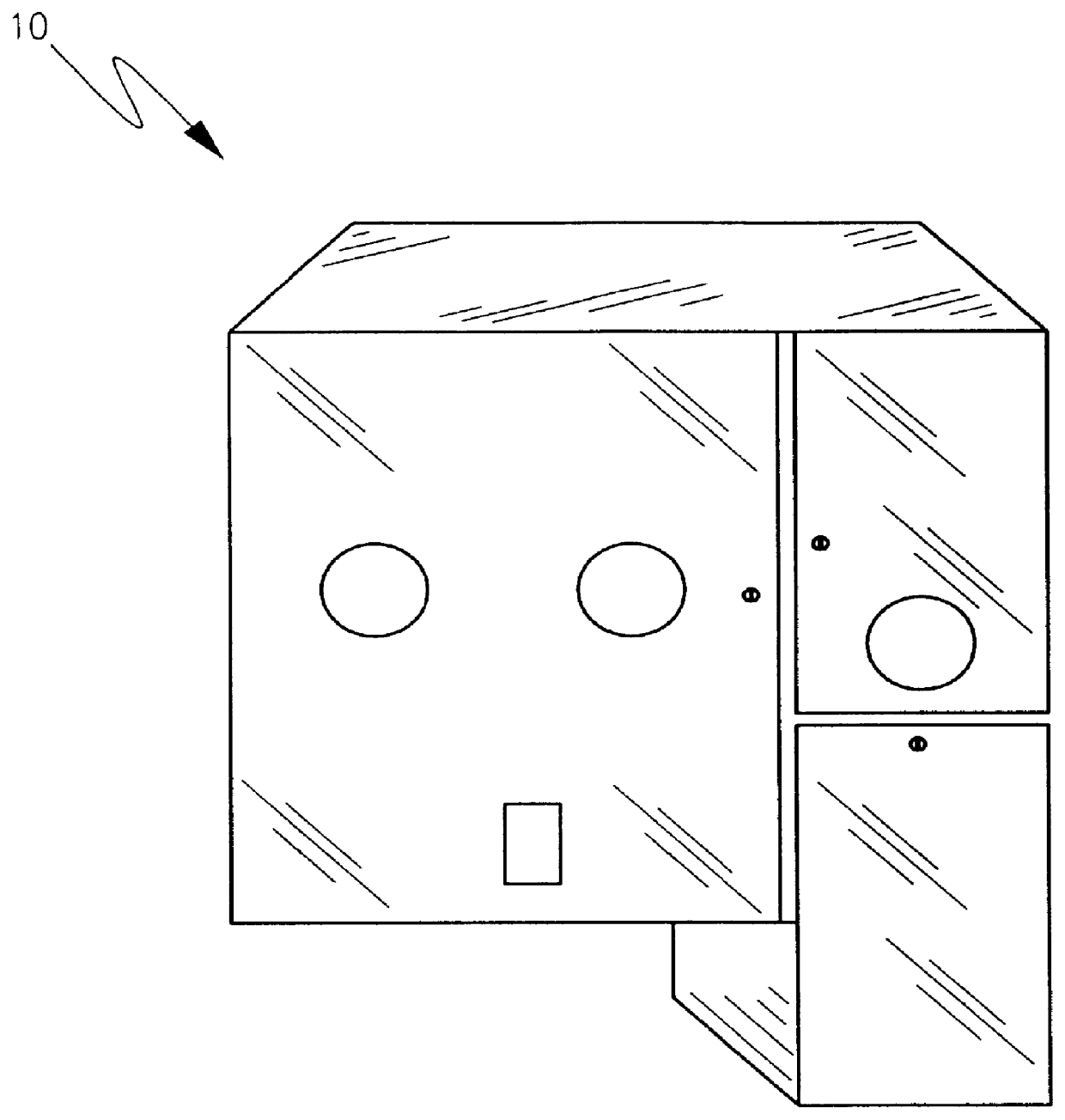 Apparatus and method for automatically placing and removing a sterile glove on a hand