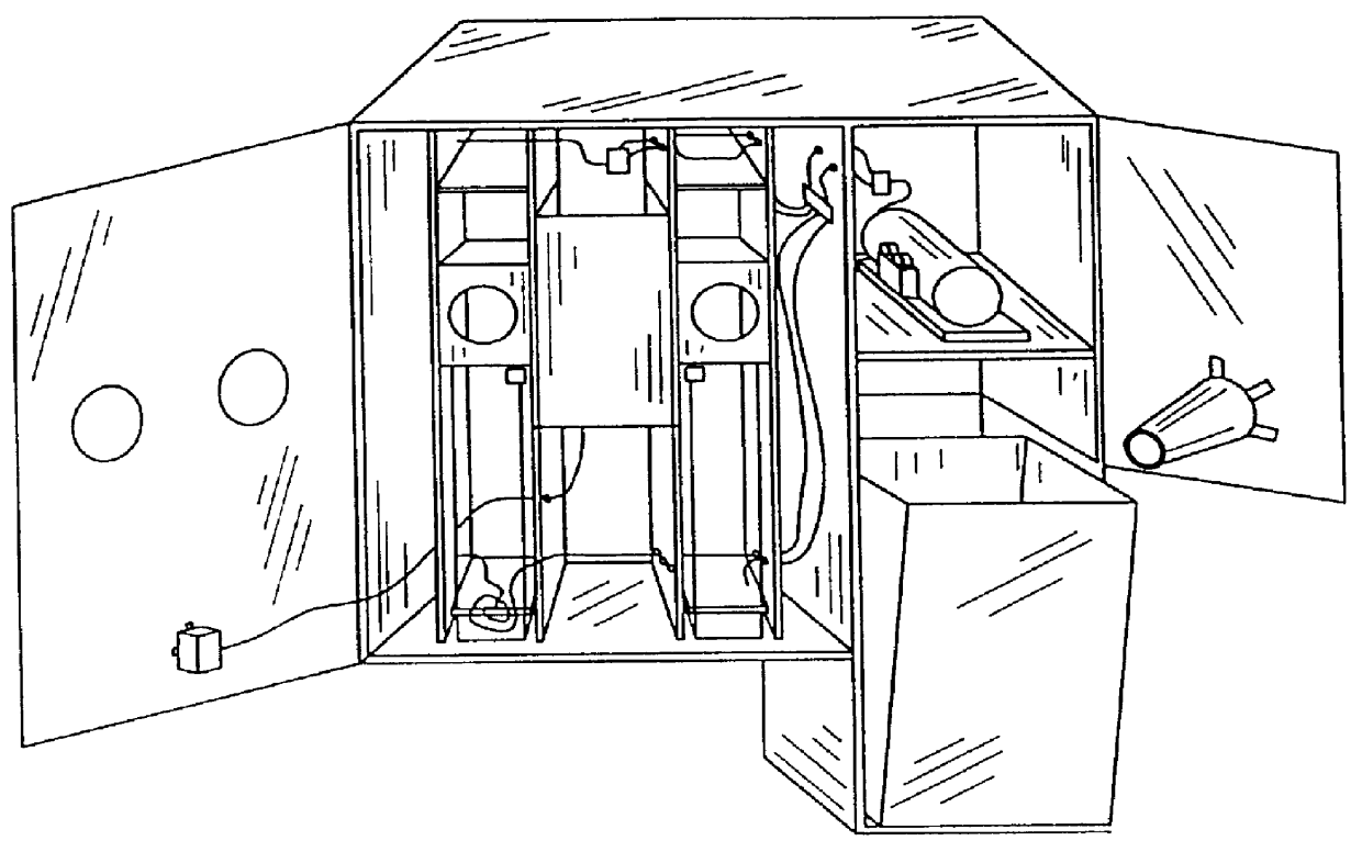 Apparatus and method for automatically placing and removing a sterile glove on a hand