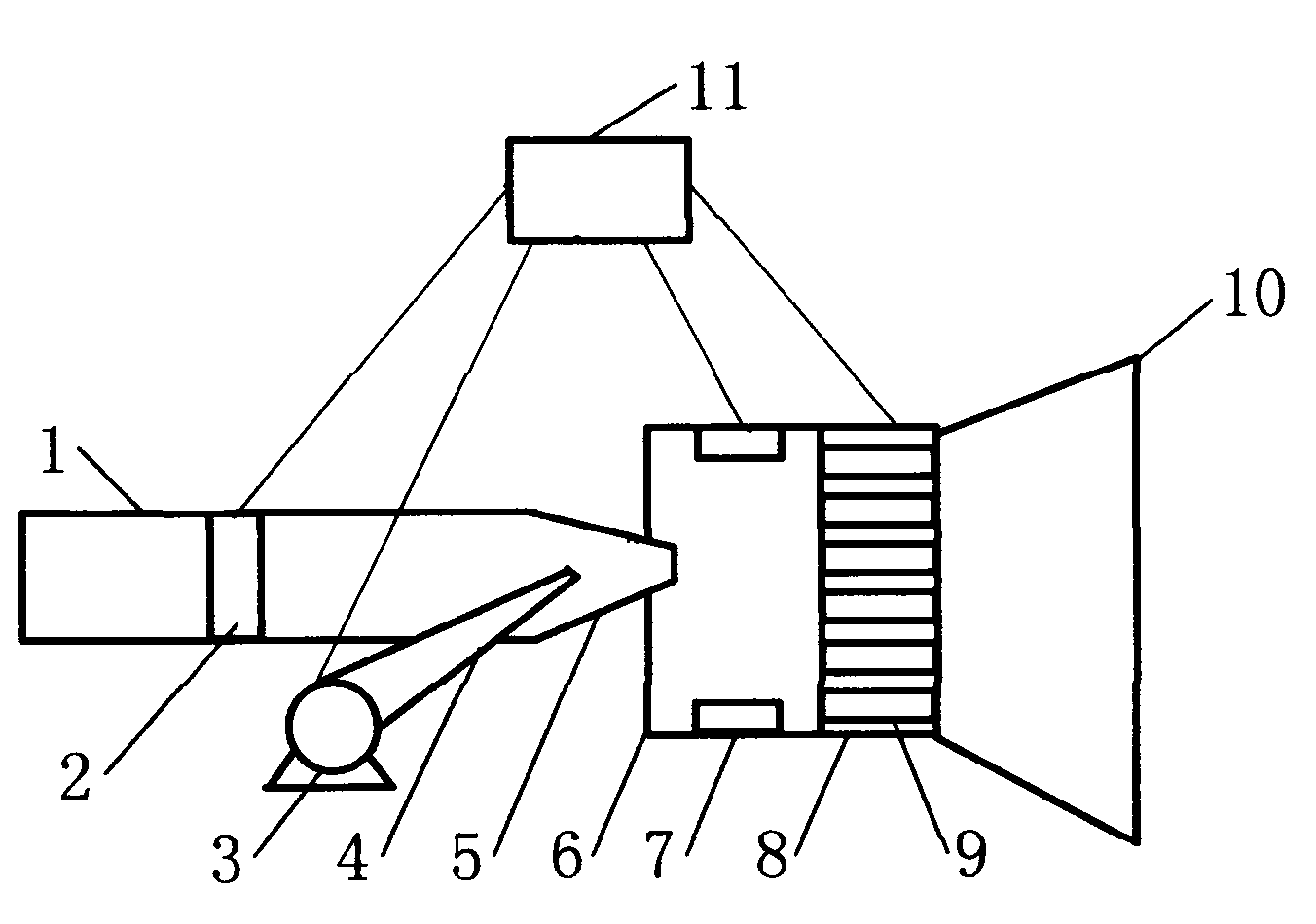 Dust-falling dry fog generating device