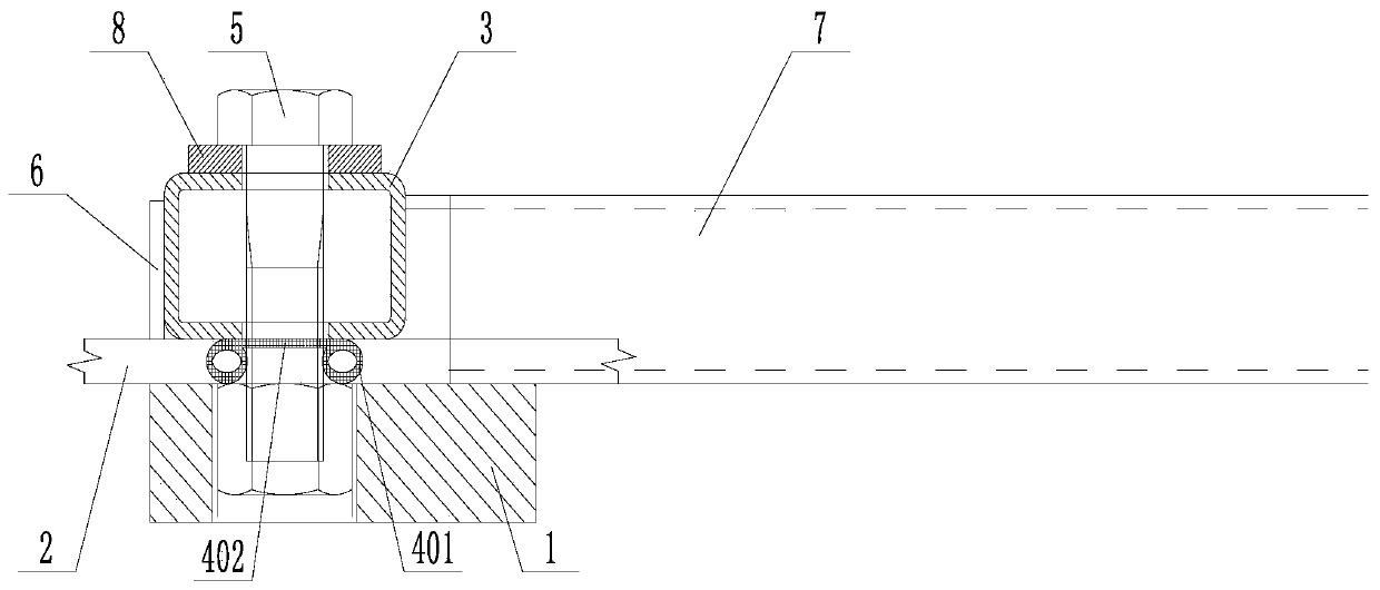 Double-layer composite mold and mounting method