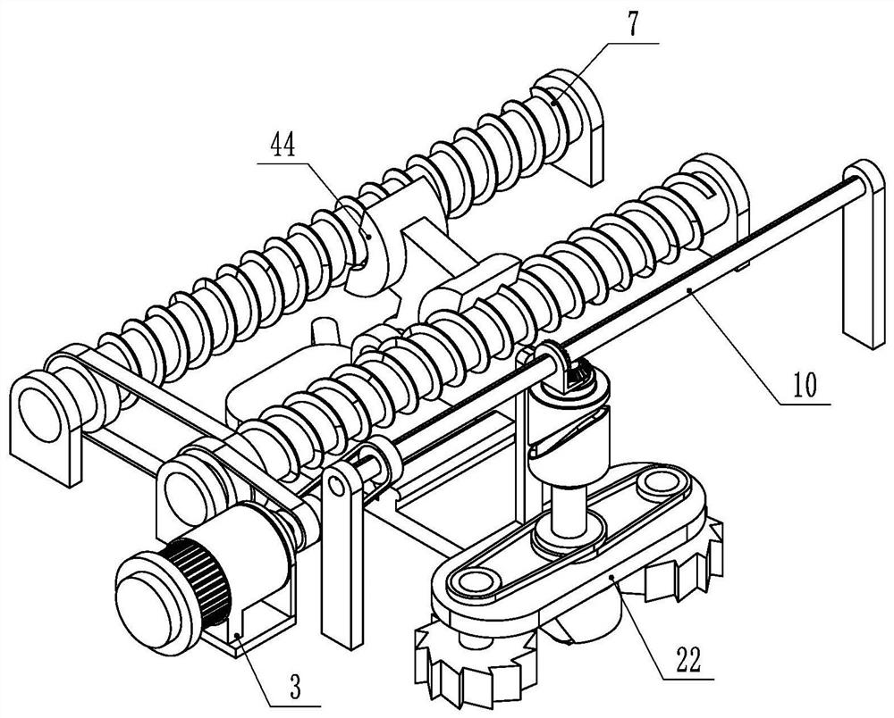 Efficient desilting device for water conservancy project