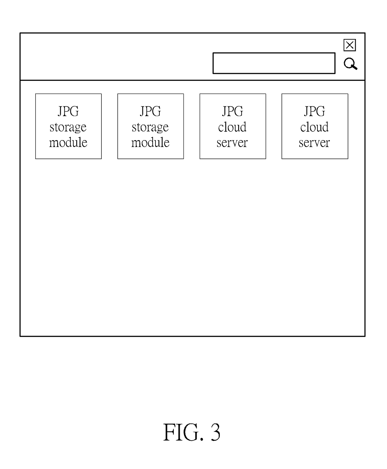 Method of searching an image file in a computer system, related image file searching device, and related computer system