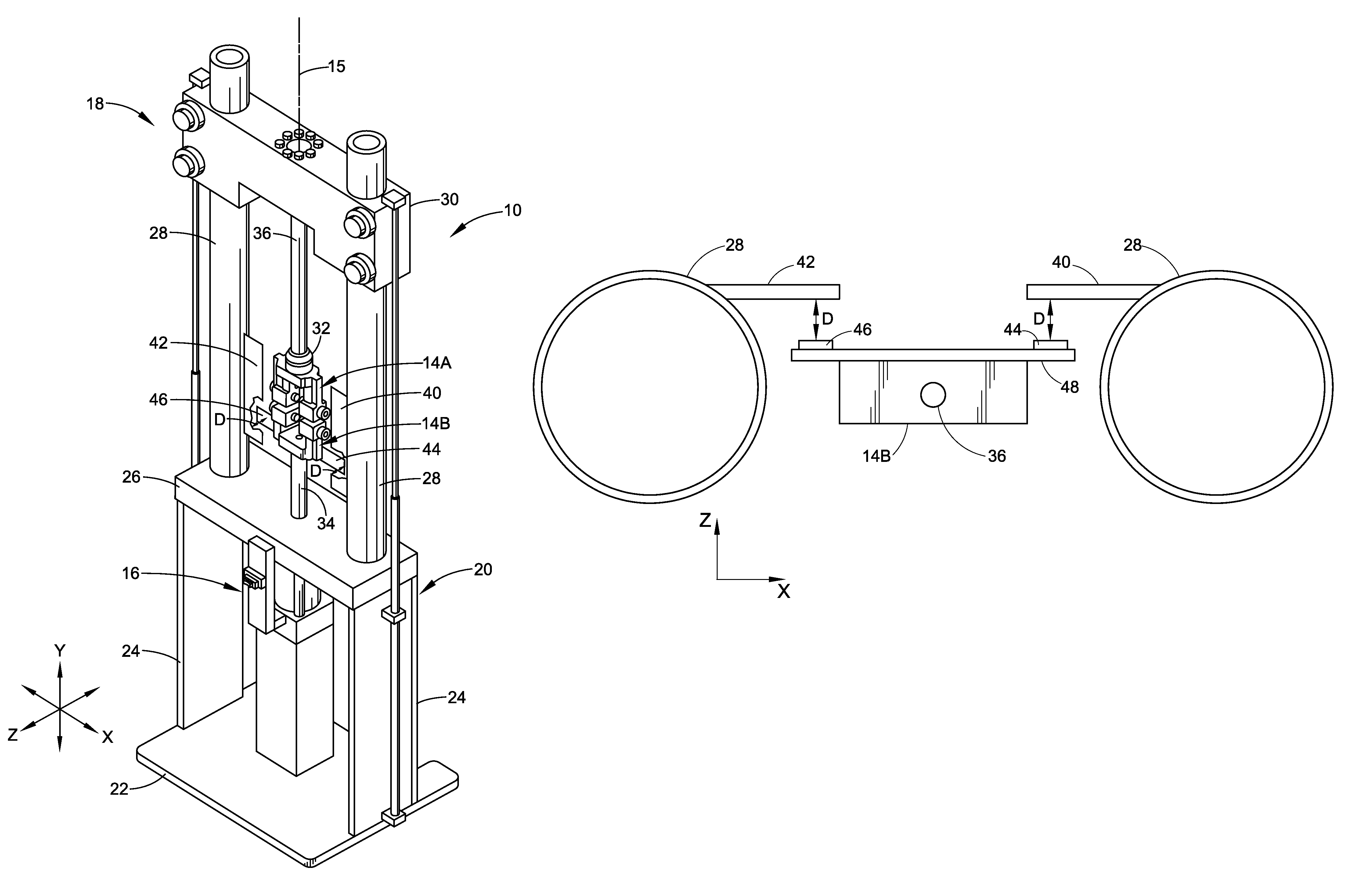 Magnetic stability for test fixture