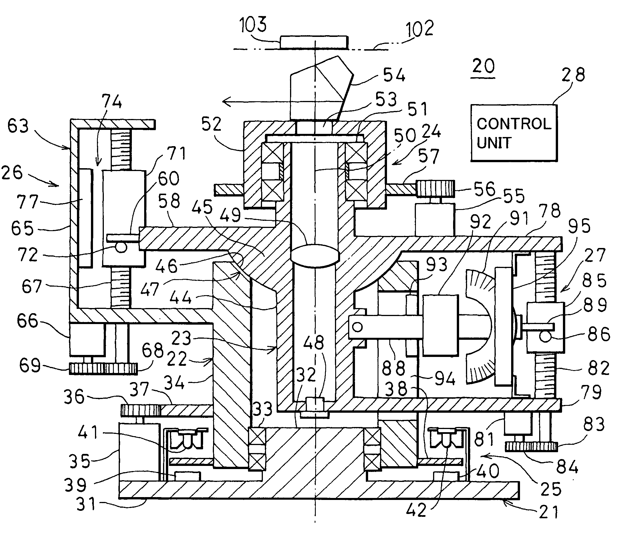 Laser surveying instrument