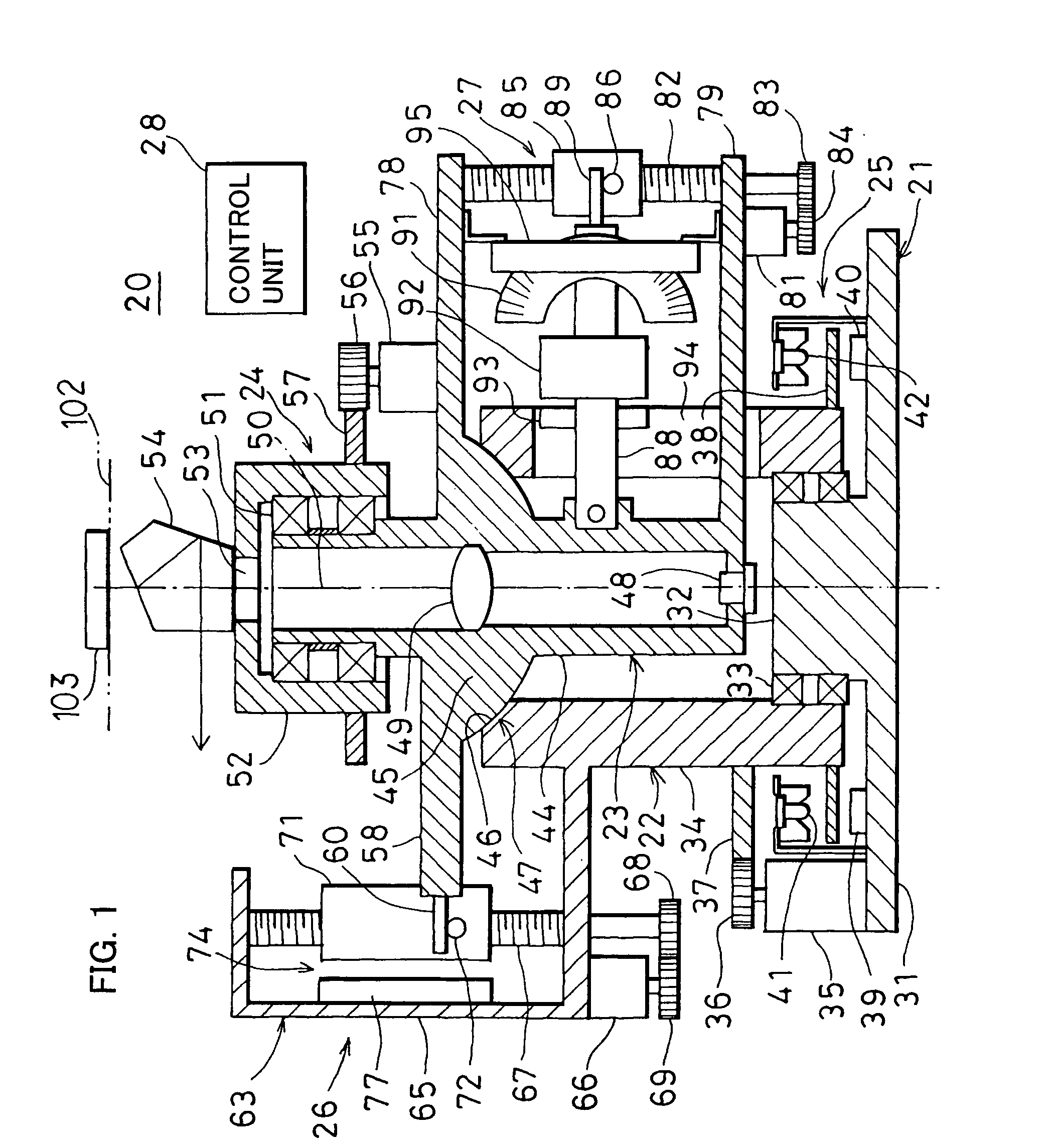 Laser surveying instrument