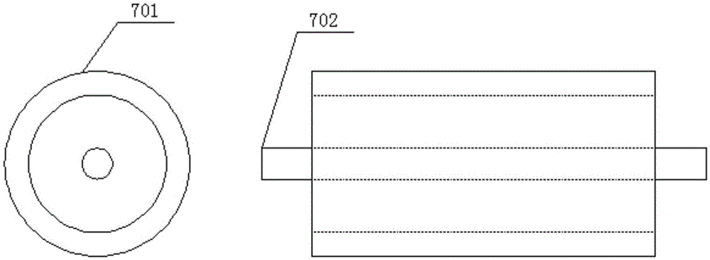 Accumulation preventing device for rice-wheat combine harvester with function of baling