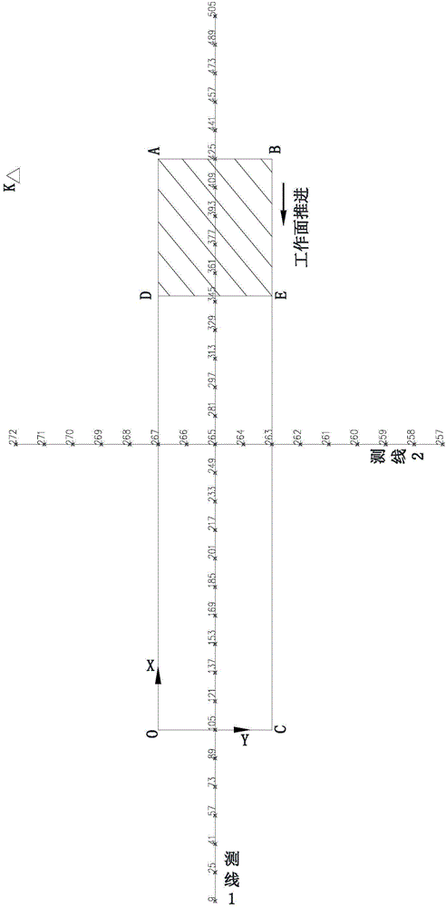 Method for monitoring relative gravity of surface subsidence in coal mining process