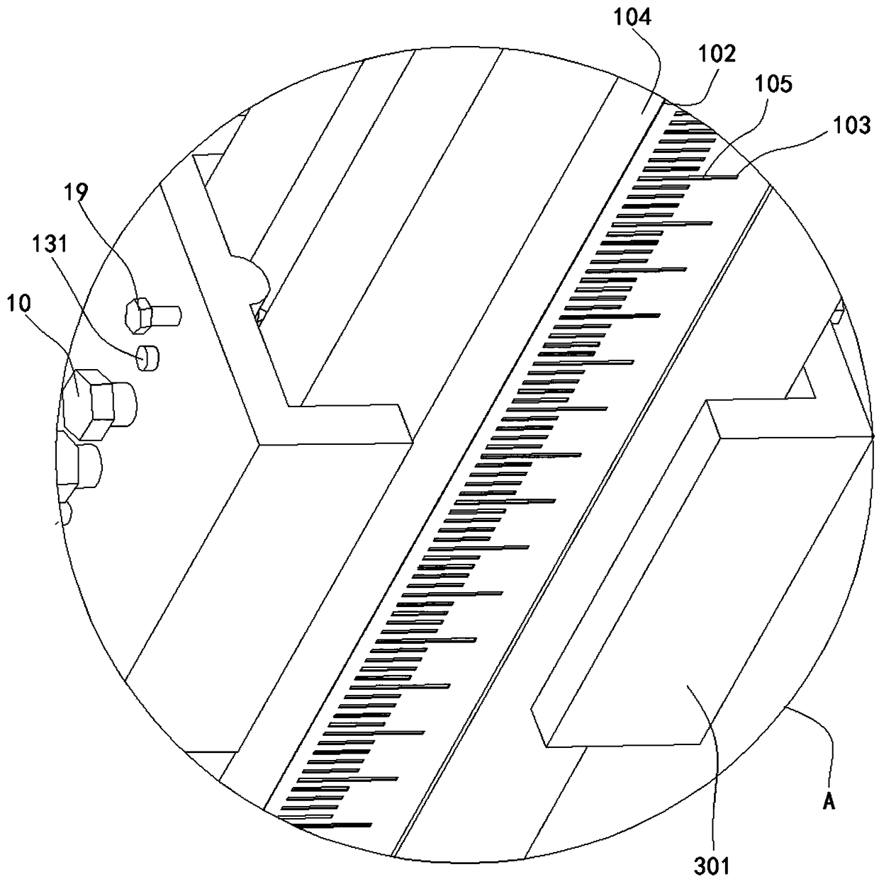 Novel measuring box staff