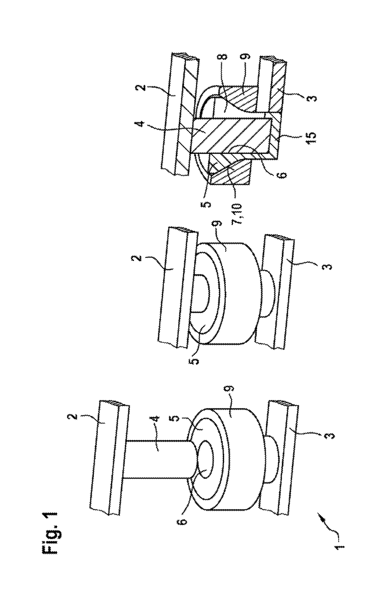 Plug-type connection having a conical clamping ring clamping a conical collet