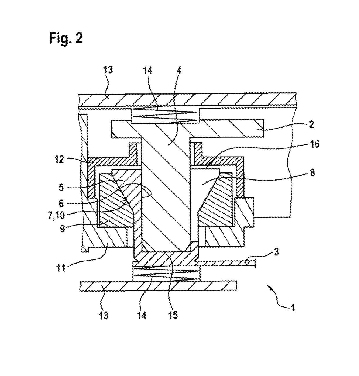 Plug-type connection having a conical clamping ring clamping a conical collet