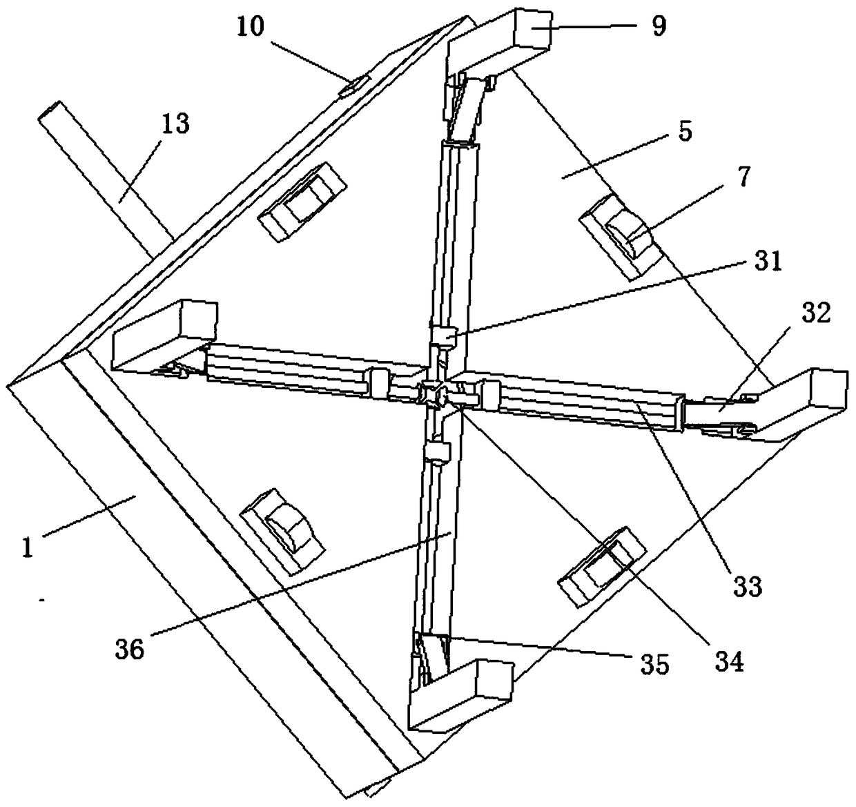 Reinforcement bending device for construction