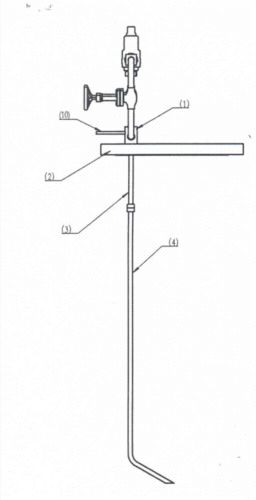 Gas-liquid safety device on pump tank