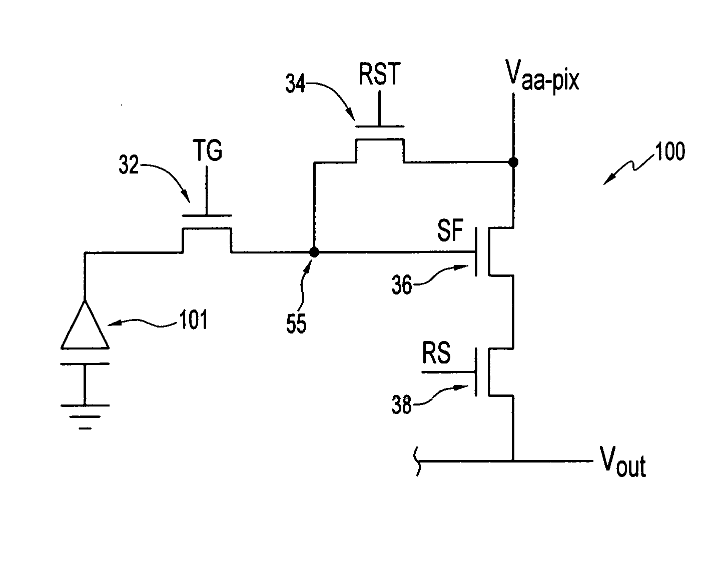 Buried dielectric slab structure for CMOS imager