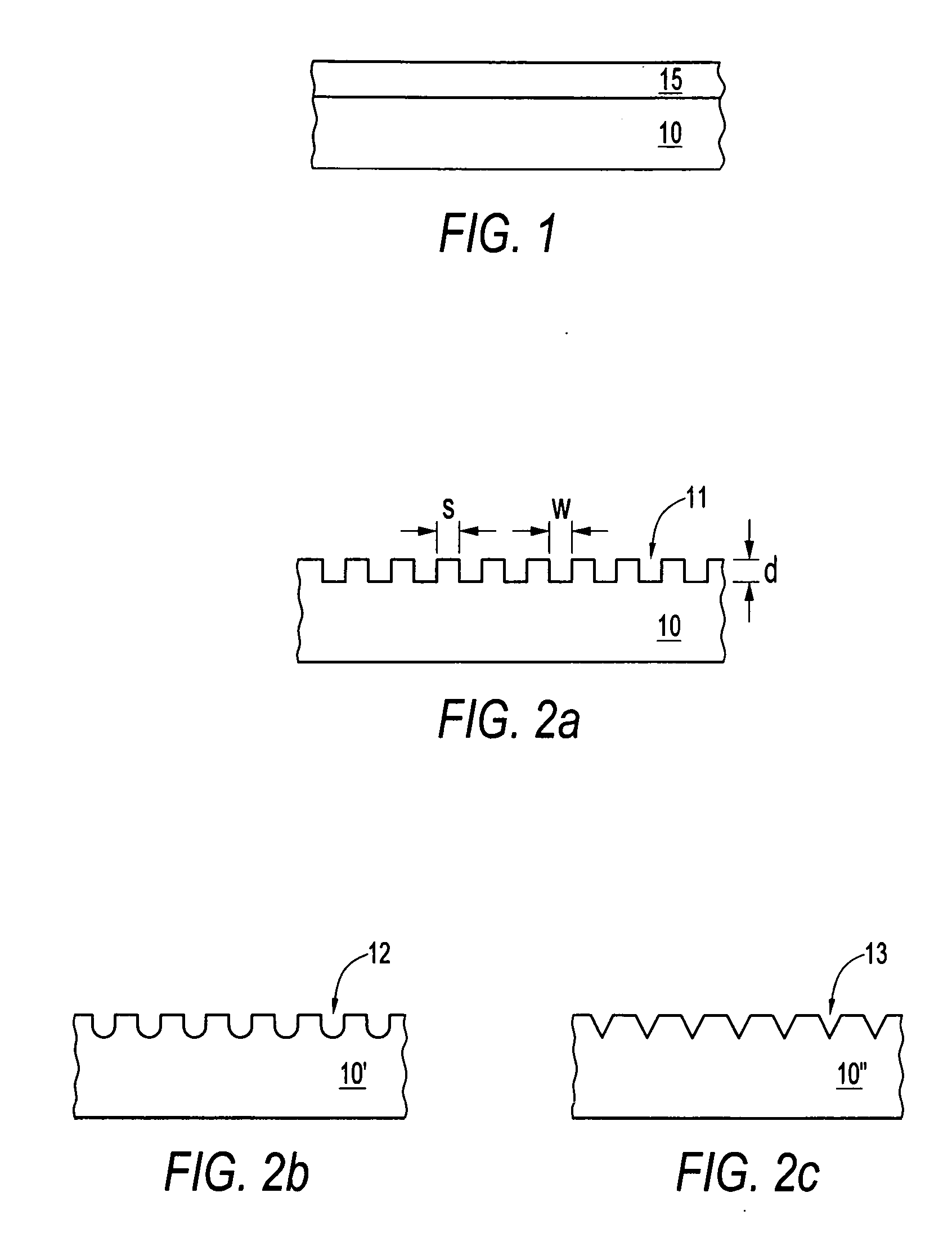 Buried dielectric slab structure for CMOS imager