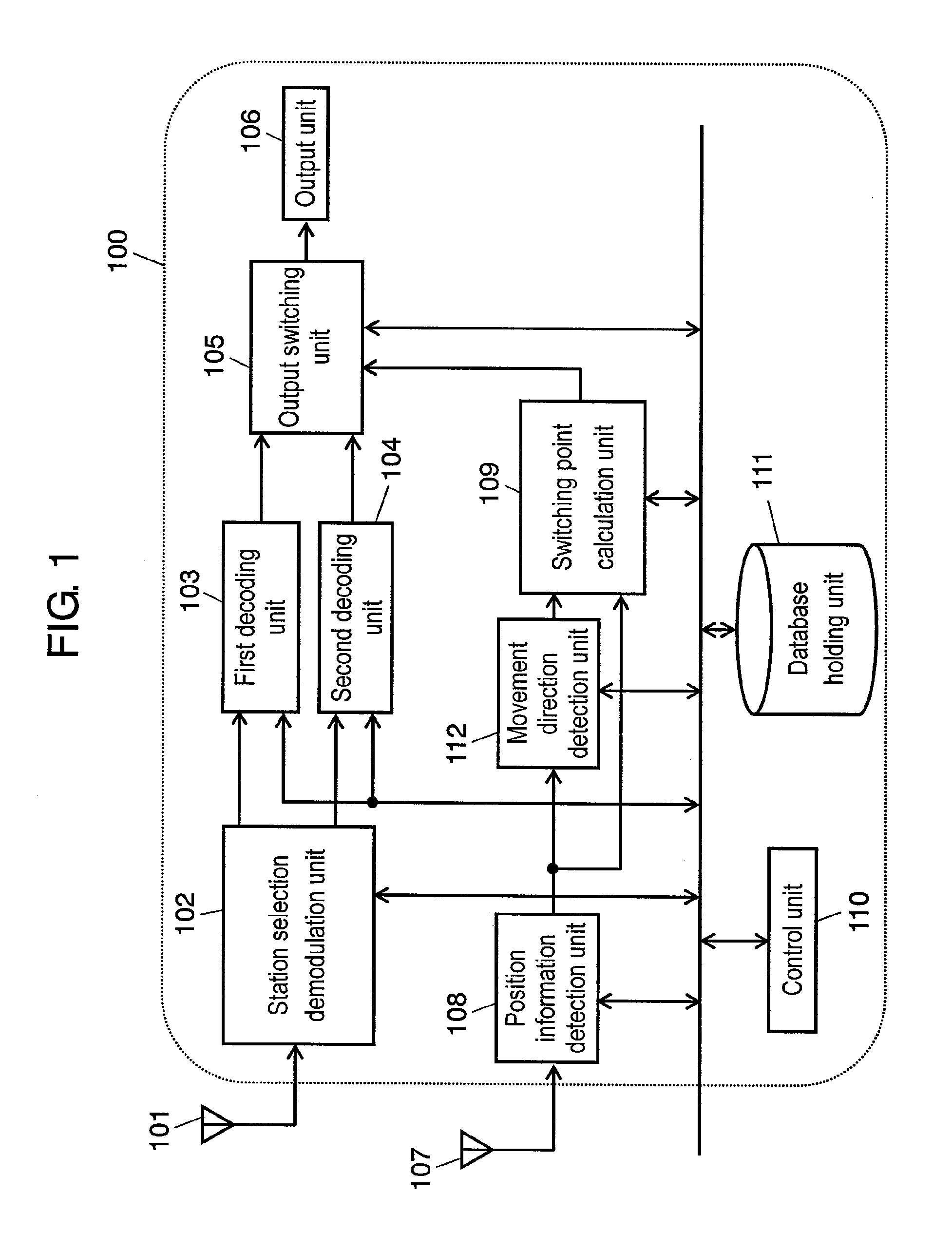 Digital broadcast reception device