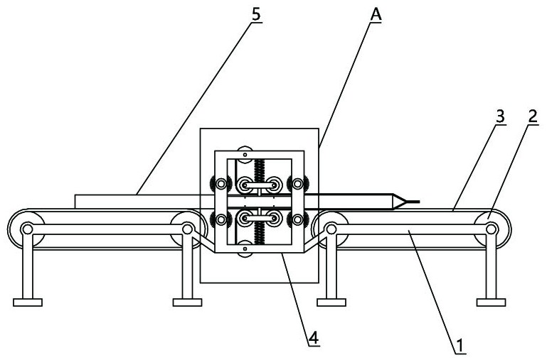 An indoor wood ornament preprocessing device