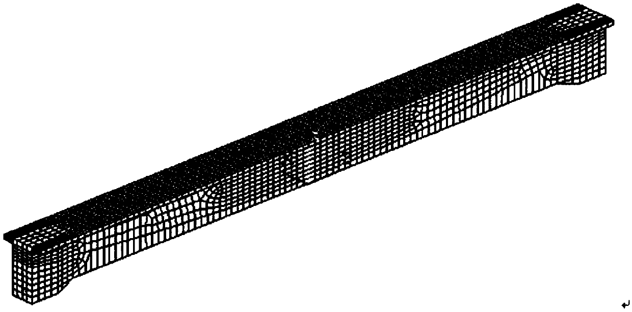 Concrete structure prestress equivalent simulation method