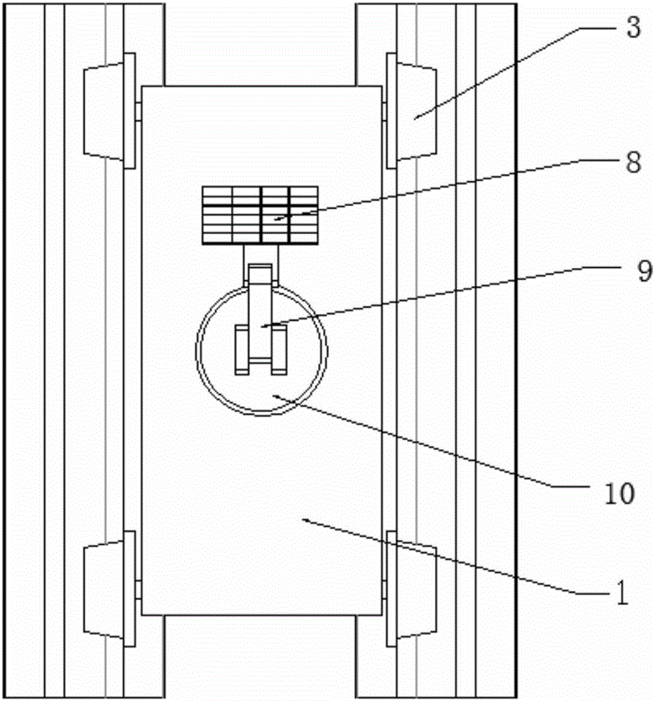 Device and method of monitoring steel rail temperature stress in real time based on laser ultrasonic method