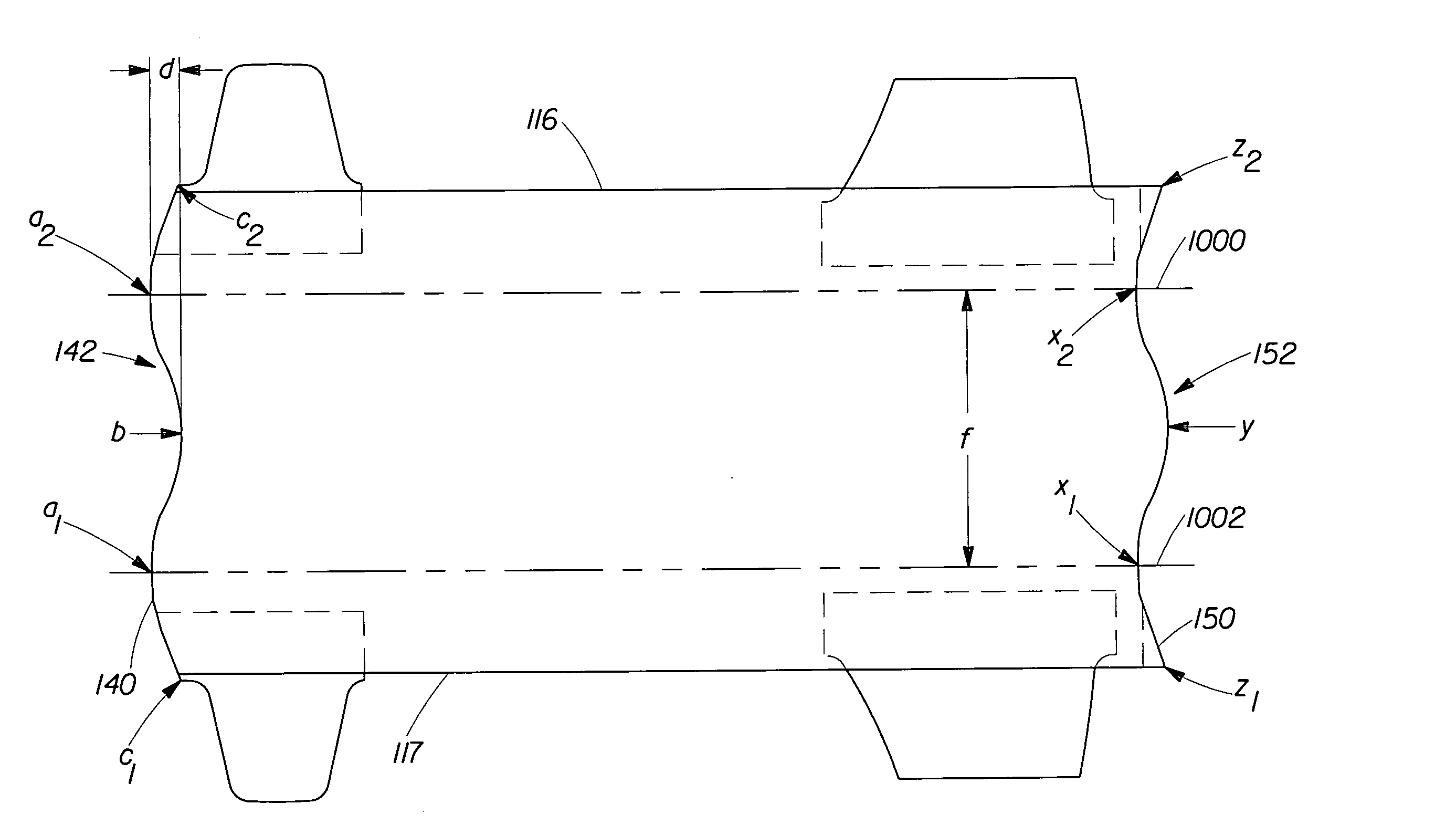 Absorbent article having an umbilical notch cut