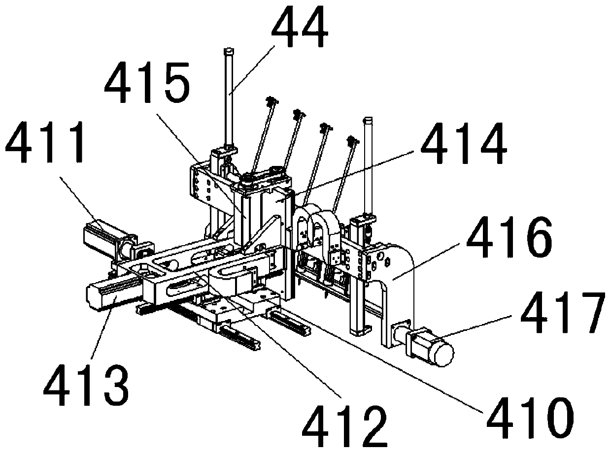 Automatic sleeve penetrating winding machine