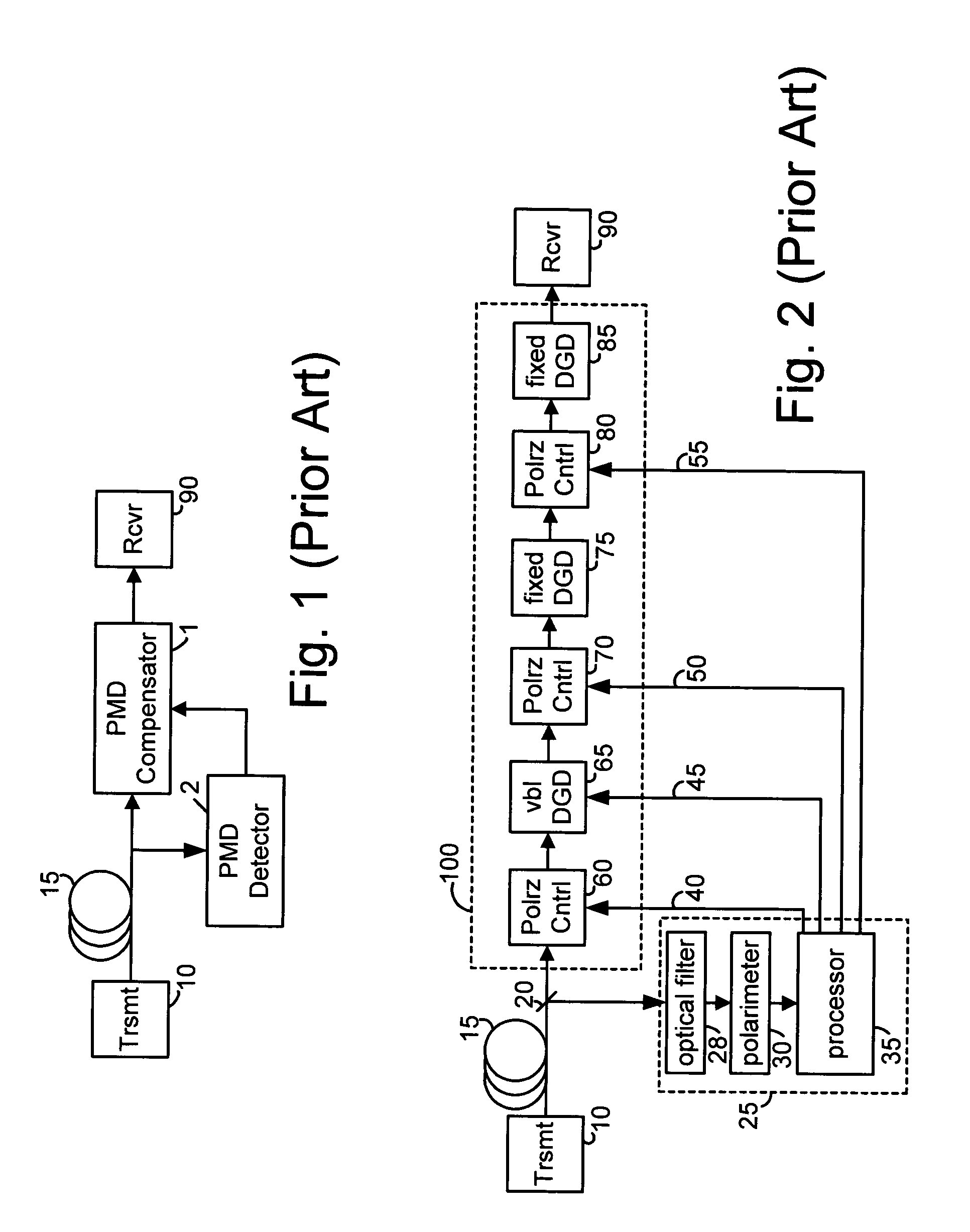 Independently variable first and second order polarization mode dispersion compensator