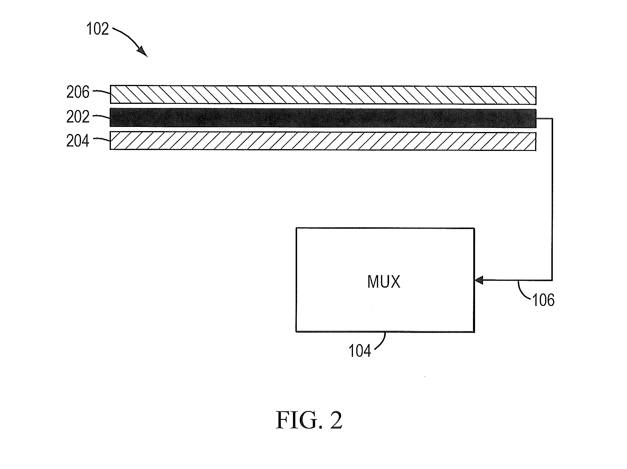 Differential capacitance touch sensor