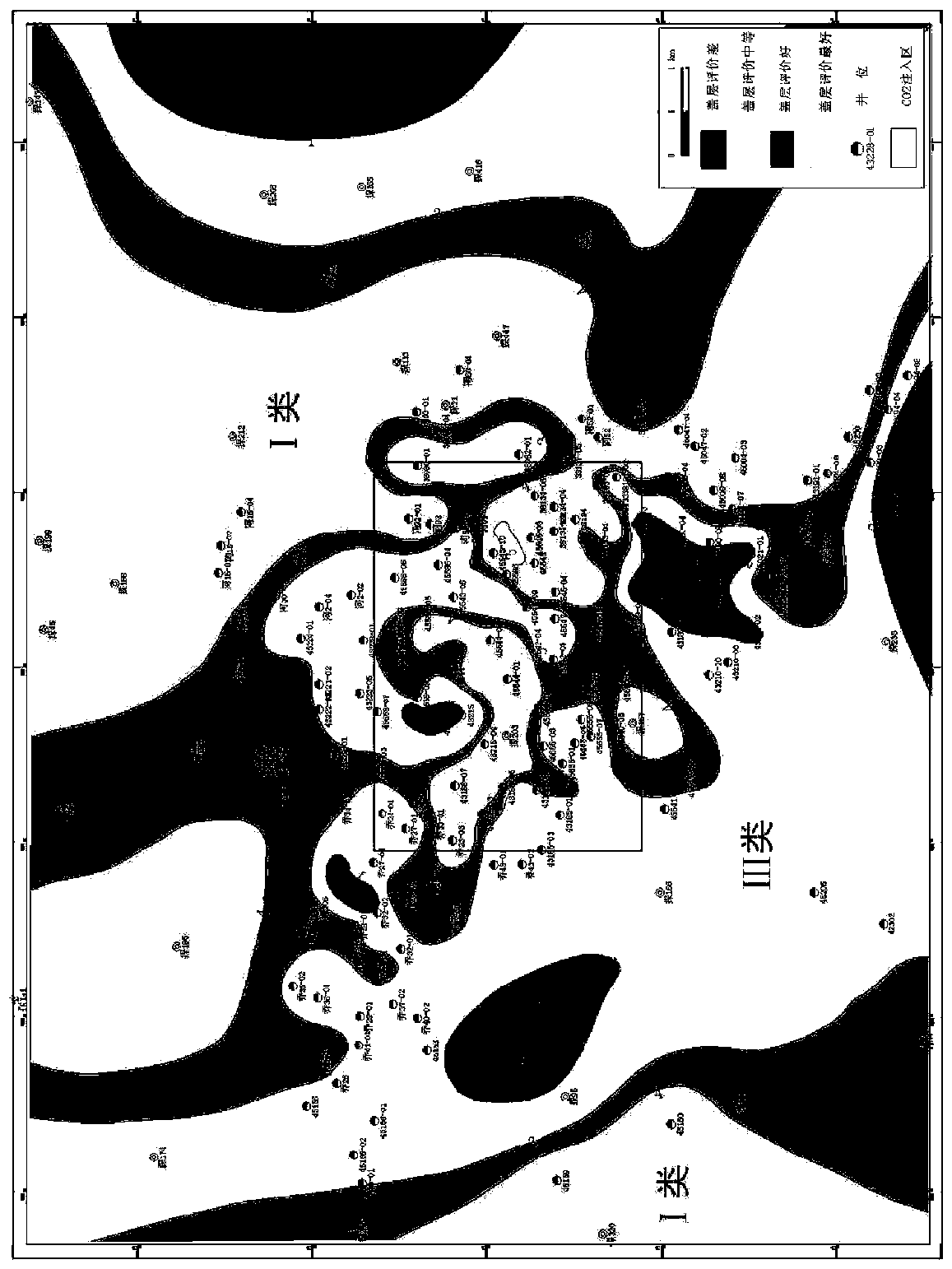 Method for evaluating sealing properties of cap rocks in carbon dioxide flooding storage