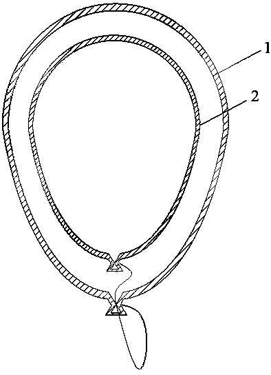 Weather balloon as well as preparation method thereof and combined balloon containing weather balloon